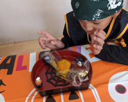 ハロウィンのお菓子作り