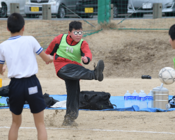 サッカー練習！